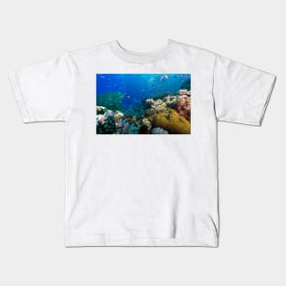 Great Barrier Reef Coral Wonderland Kids T-Shirt